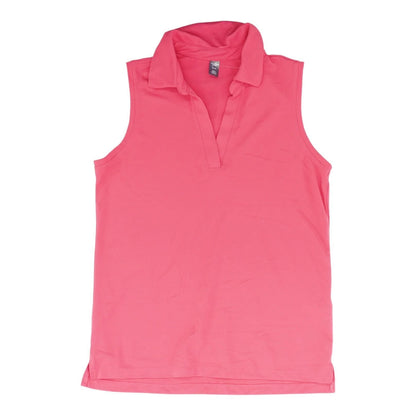 Pink Solid Active Tank