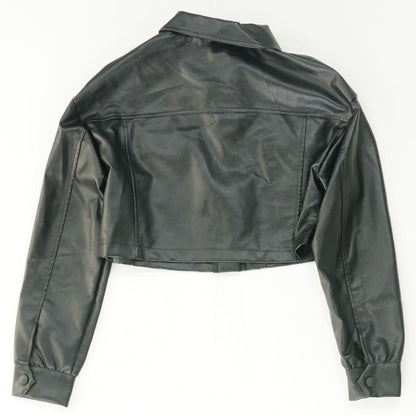 Black Faux Leather Jacket