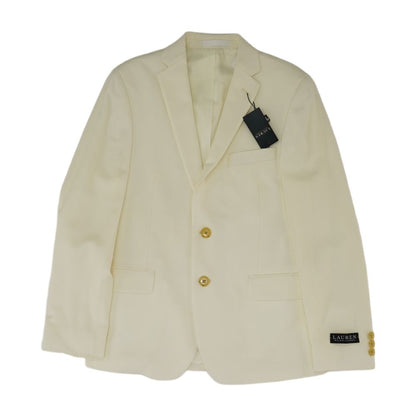 Beige Solid Sport Coat