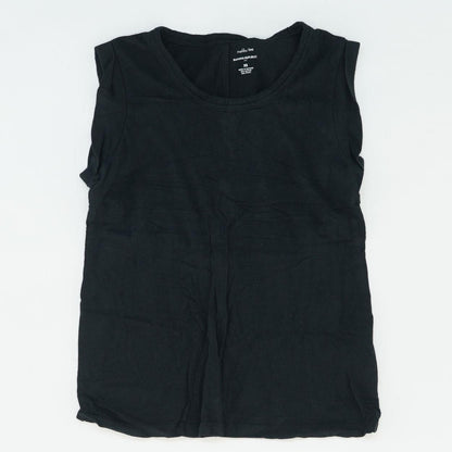 Black Solid Active Tank