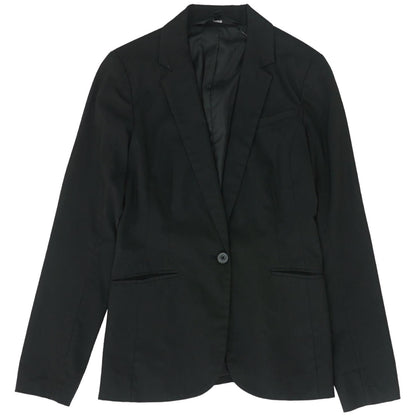 Black Solid Blazer