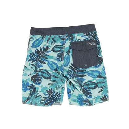 Blue Tropical Swim Shorts