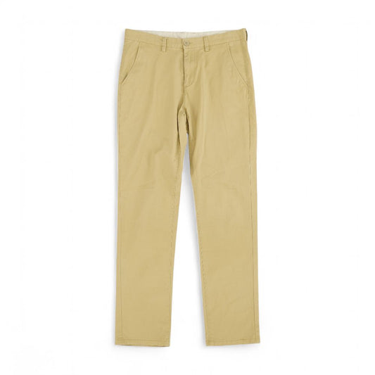 Khaki Solid Chino Pants