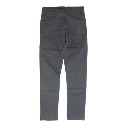 Charcoal Solid Five Pocket Pants