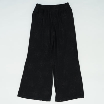 Black Solid Pants