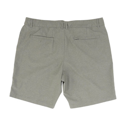 Gray Herringbone Chino Shorts