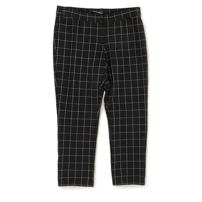 Black Check Dress Pants