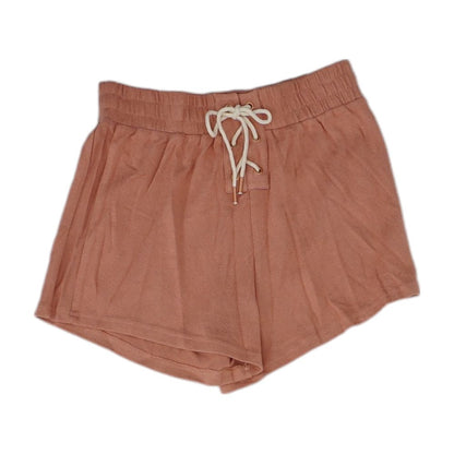 Peach Solid Shorts