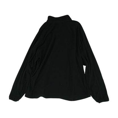 Black Solid 1/4 Zip Pullover