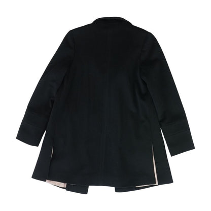 Placket Front Wool Car Coat