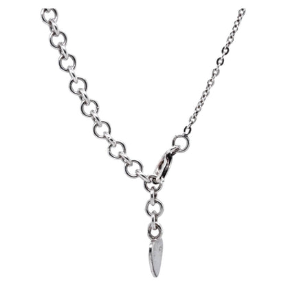 Sterling Silver Multi-Heart Charm Necklace