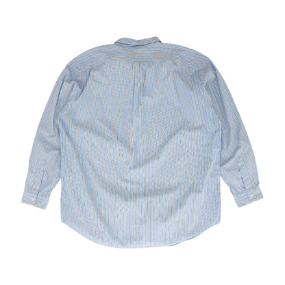 Blue Striped Long Sleeve Button Down