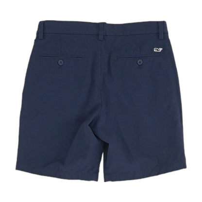 Navy Solid Chino Shorts