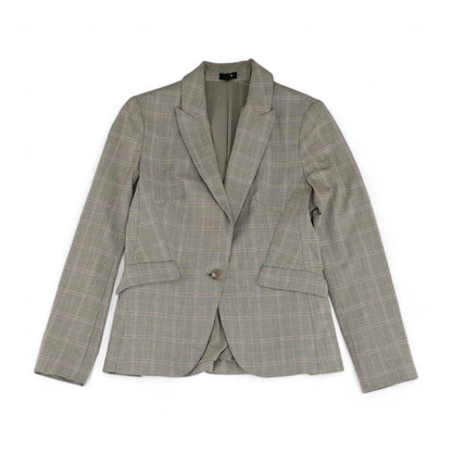 Gray Plaid Blazer