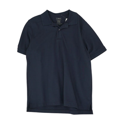 Navy Solid Short Sleeve Polo