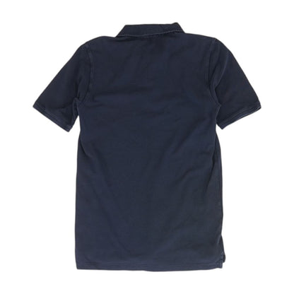 Navy Solid Short Sleeve Polo