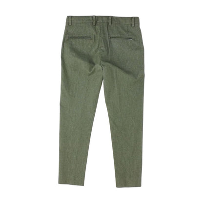 Green Solid Chino Pants