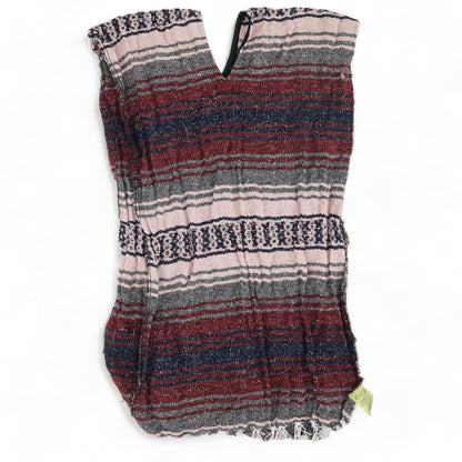 Multi Graphic Poncho Sweater