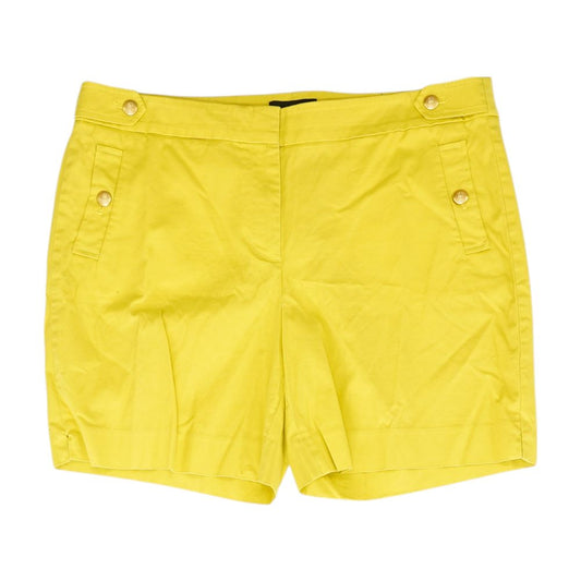 Yellow Solid Shorts