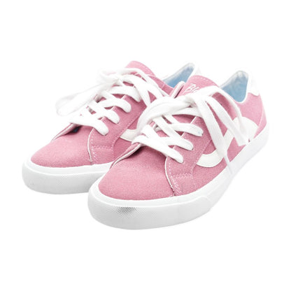 Pink Low Top Athletic Shoes