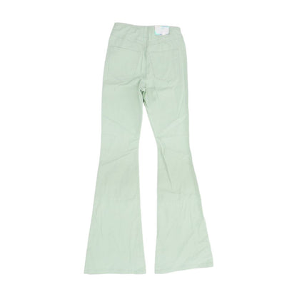 Green Solid Pants