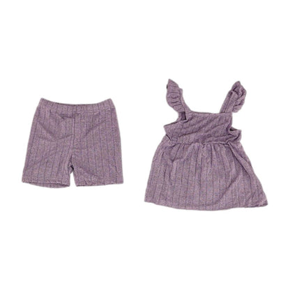 Purple Short Set