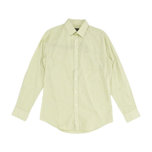 Green Check Long Sleeve Button Down