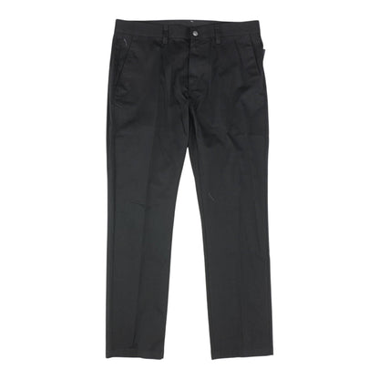 Black Solid Chino Pants