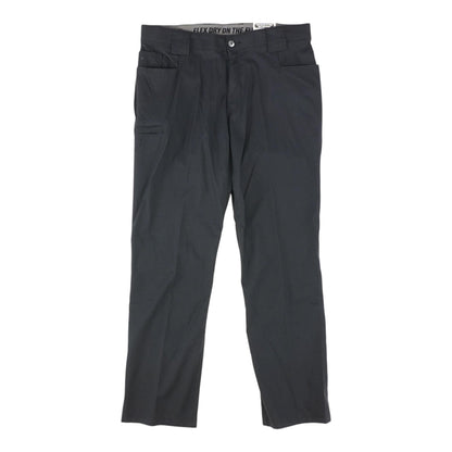 Black Solid Five Pocket Pants