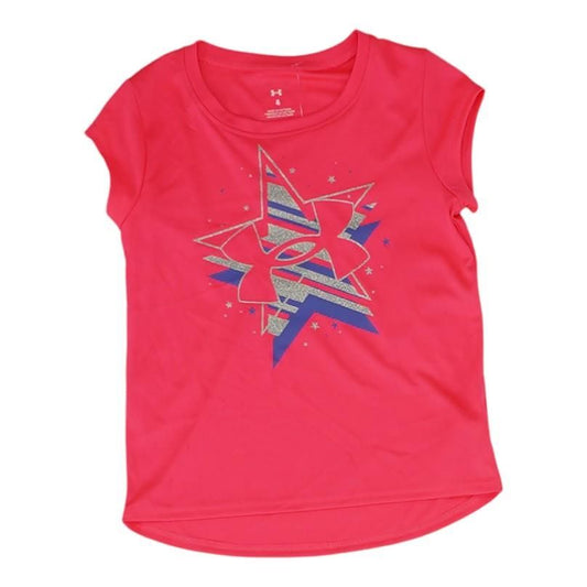 Neon Pink Solid Active T-Shirt