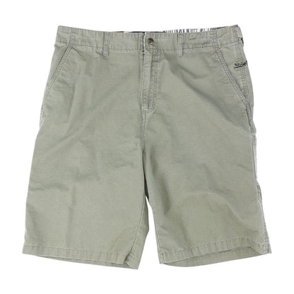 Green Solid Cargo Shorts