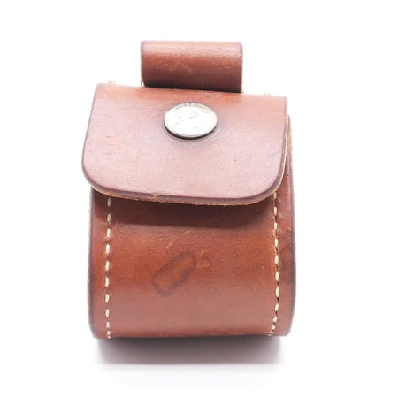 Brown Leather Lighter Pouch with Belt Loops