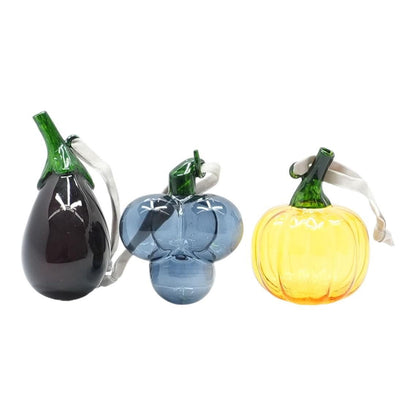 Mouth Blown Fruit and Vegetable Ornaments