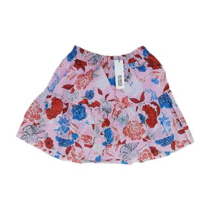 Pink Floral Mini Skirt