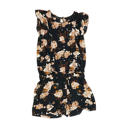 Navy Floral Romper