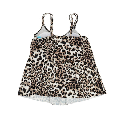 Multi Animal Print Swim Top