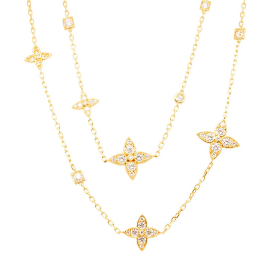 18K Gold Lucilla Diamond Necklace