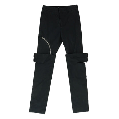 Black Layered Effect Trousers