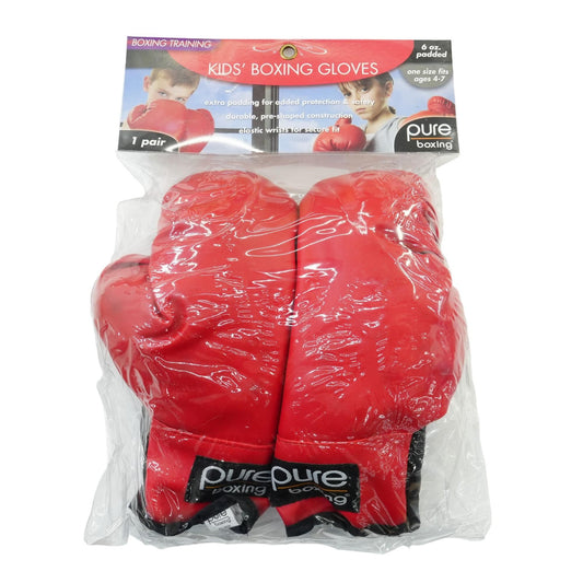 Red Youth 4-7Y 6oz Boxing Gloves