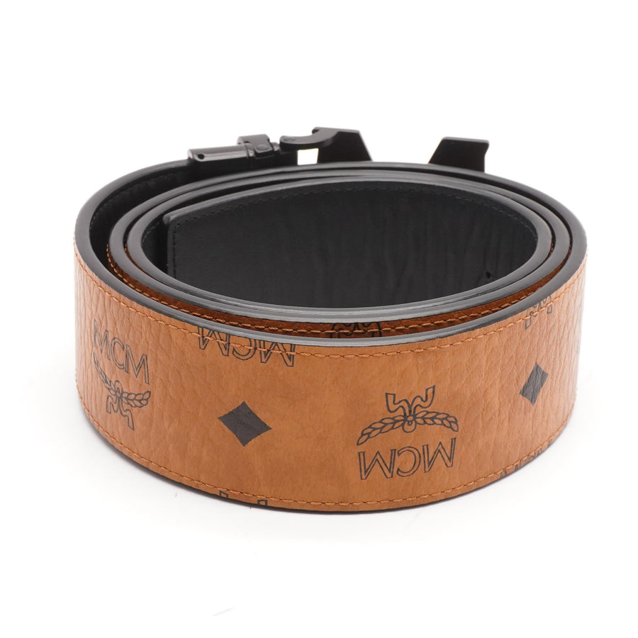 Shop MCM Clause Reversible Cut-To-Size Leather Belt