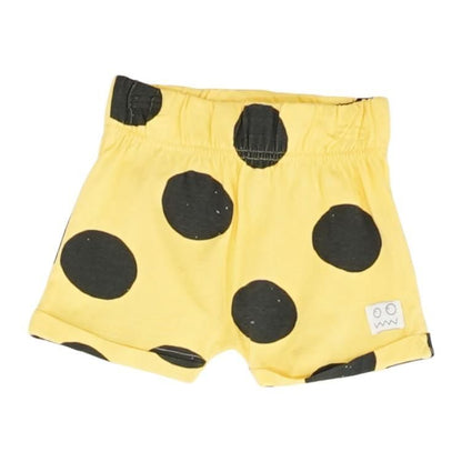 Yellow Polka Dot Active Shorts