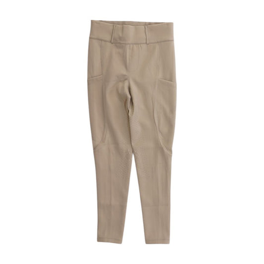 Tan Solid Active Pants