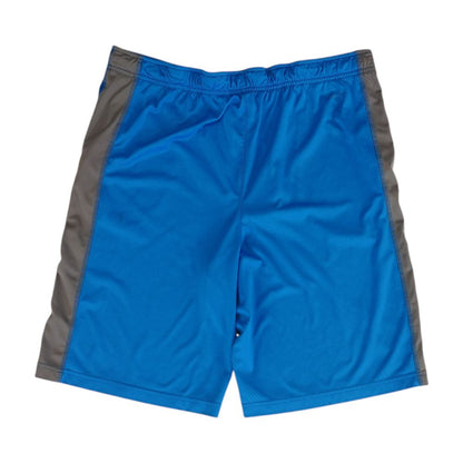 Blue Striped Active Shorts