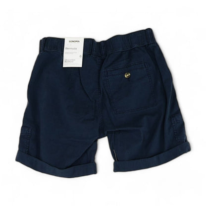 Navy Solid Shorts