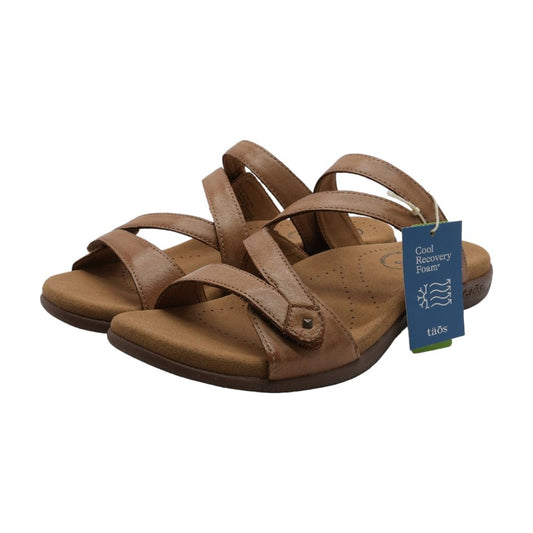 Brown Casual Slide Sandals