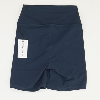 Navy Solid Active Shorts