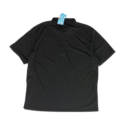 Black Solid Short Sleeve Polo