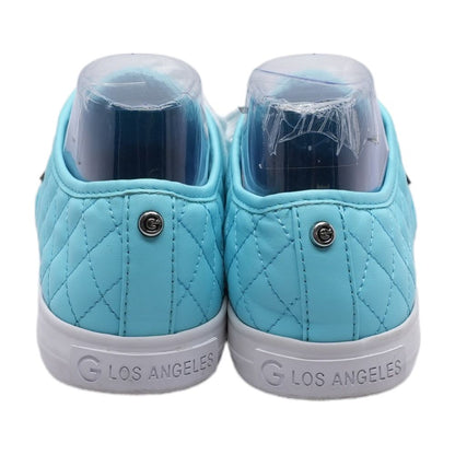 Blue Low Top Athletic Shoes