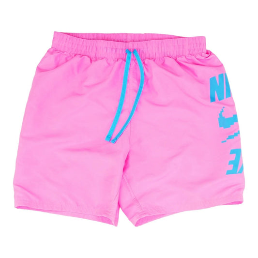 Pink Graphic Swim Shorts