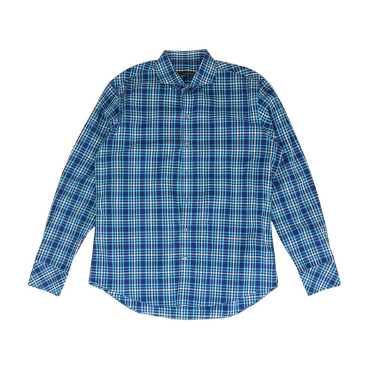 Blue Check Long Sleeve Button Down